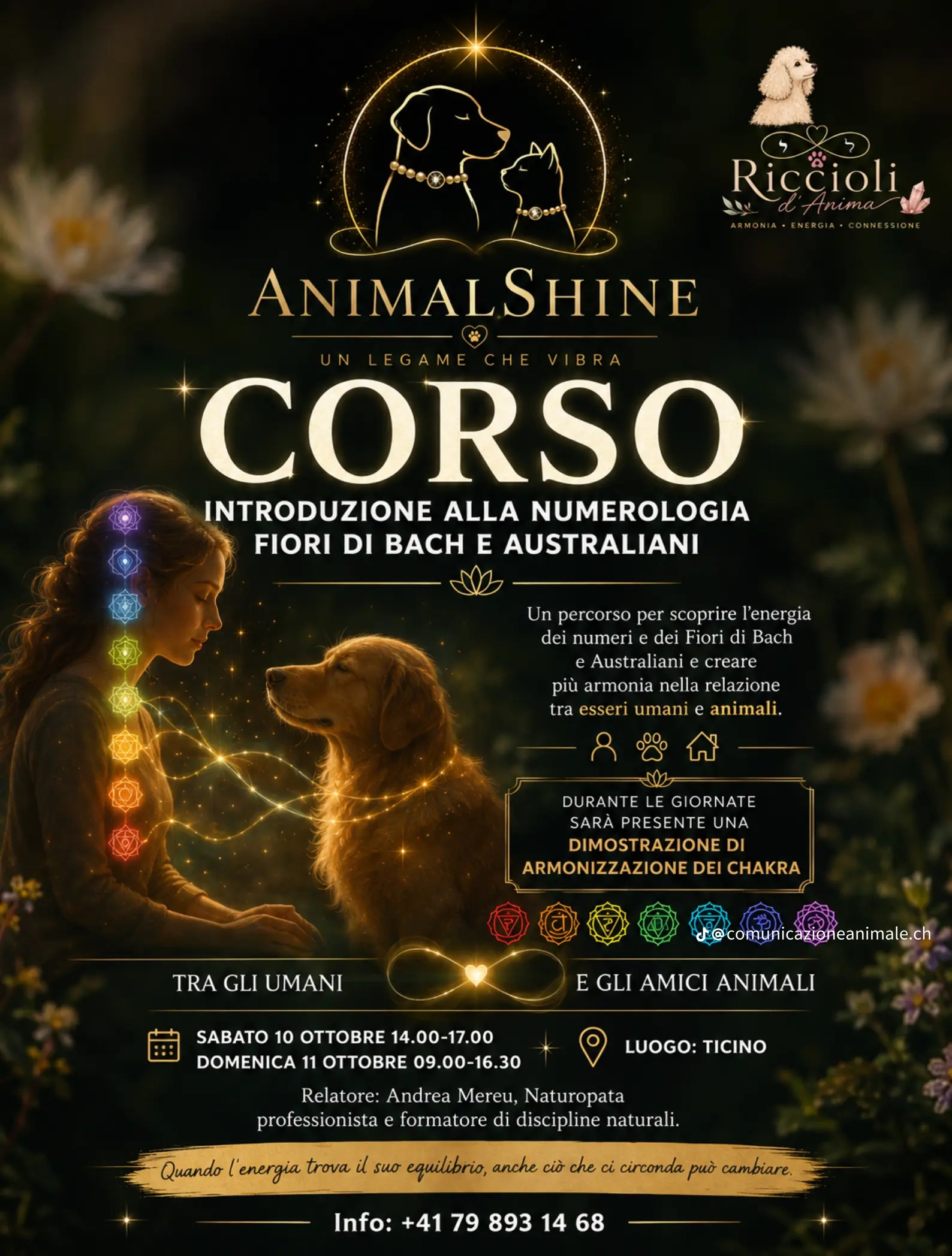 Corso numerologia e fiori di bach